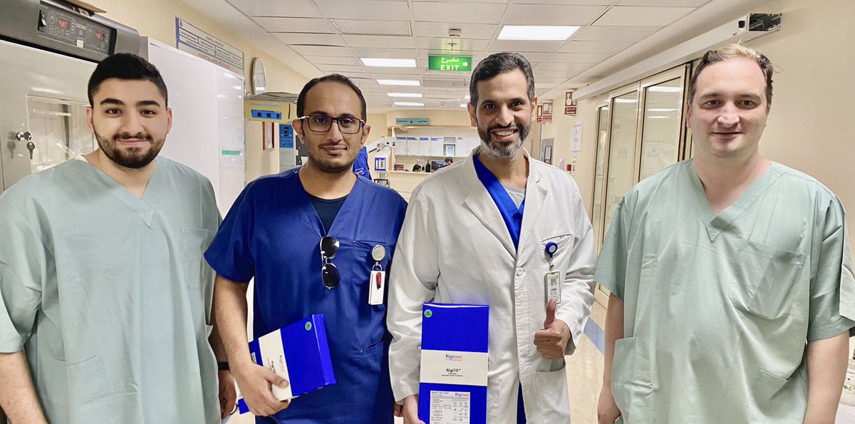 بحمدالله وتوفيقه تمت زراعة أول دعامة مرنة من شركة Rigicon في المملكة في مدينة الملك عبدالعزيز الطبية بالحرس الوطني <a href="/NGHAnews/">MNGHA</a> مع الزميل العزيز <a href="/AlkhayalAM/">Abdullah Alkhayal د.عبدالله الخيال</a> بعد ترخيصه من <a href="/Saudi_FDA/">هيئة الغذاء والدواء</a>  
<a href="/dralrabeeah/">خالد بن عبدالله الربيعة</a> 
<a href="/hisham280/">Hisham K</a> 
<a href="/rigiconurology/">Rigicon® Prosthetic Urology</a>