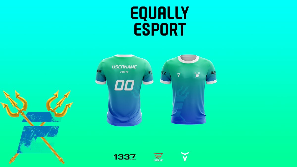 EquallyEsport's tweet photo. bonsoir j'ai l'honneur de vous annoncer les maillot officiel de la equally esport design by @GraphicFluxy1 et notre boutique a était créer par @evolvingwear j'aimerai remercier nos différents partenaire @evolvingwear  @fragcase  et pour finir notre partenaire majeur @1337Pharma https://t.co/BgdWsQYnRw
