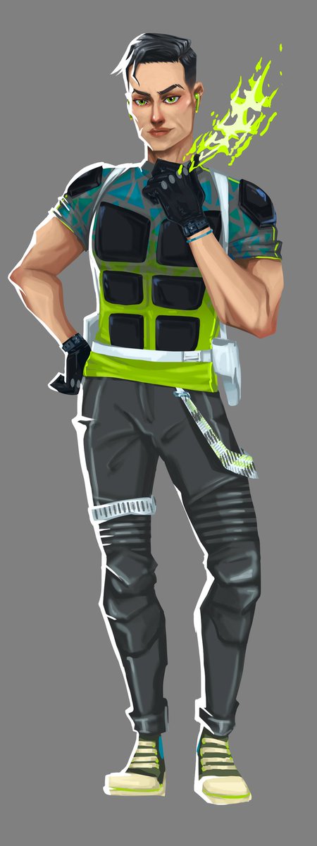 prymntn's tweet photo. [A thread]
I'm finally happy with how my OC turned out on my art 
So I want to introduce him to you! Me and my partner worked on his storyline and skills so hard, it's a good reason to show you this man😎
Meet Katze, Initiator that hears everything!

#VALORANT #VALORANTfanart https://t.co/C2O2gSVACa
