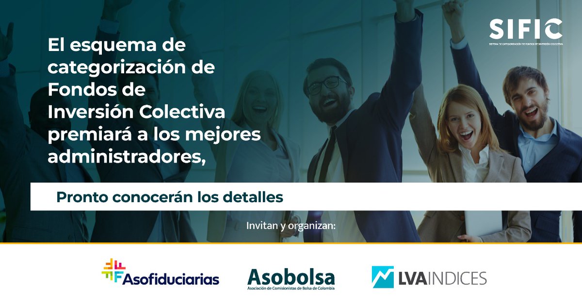 Asobolsa's tweet photo. ¿Sabías que #SIFIC permite comparar Fondos de Inversión Colectiva (FIC) para que los administradores gestionen mejor estos activos en beneficio de los inversionistas? Desde Asobolsa y Asofiduciarias reconocemos el papel de nuestros afiliados en el uso de esta herramienta. https://t.co/V166ivq5PH