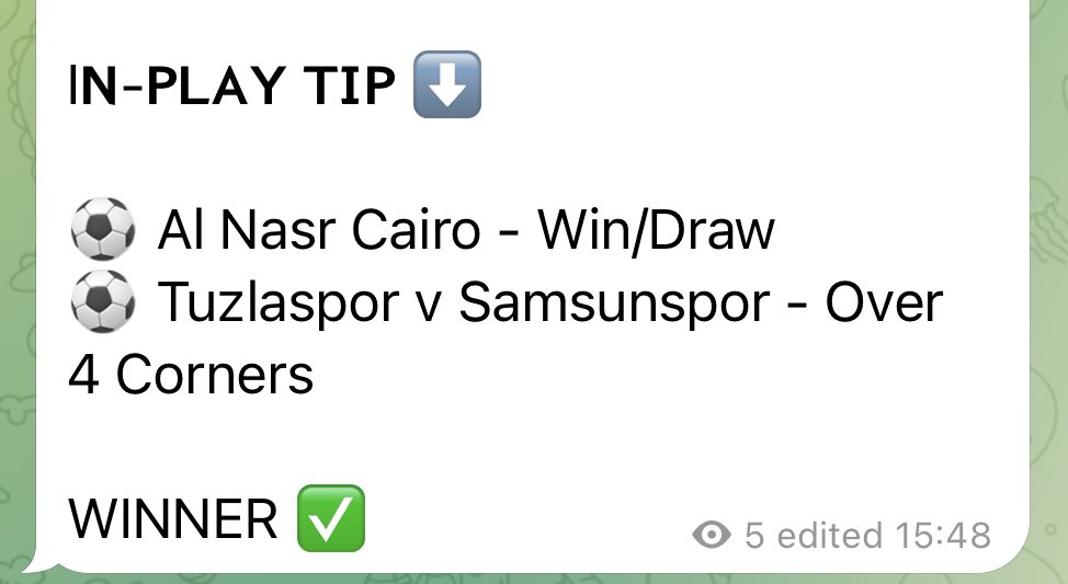 ProfitProTips's tweet photo. Unreal day. 6 inplays won in a row! Some nice prices too! 🔥💥 https://t.co/ZO5fI7oHNm