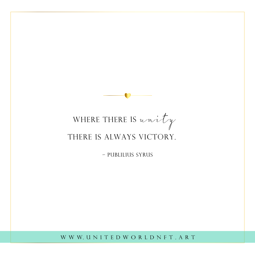 Where there is unity 
there is always victory.  
– Publilius Syrus

#quotes #unity #humanity #humanitycomesfirst #humanitylove #quoteoftheday #quotesdaily