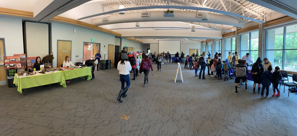 areitzig's tweet photo. Who cares about rain and snow? Our @svvsd and @icsvvsd students are having a blast at the Denver Zoo’s Endangered Species Day which is highlighting our work with the Northern Red-Belly Dace! #stvrainstorm https://t.co/1gTOgZ08k8