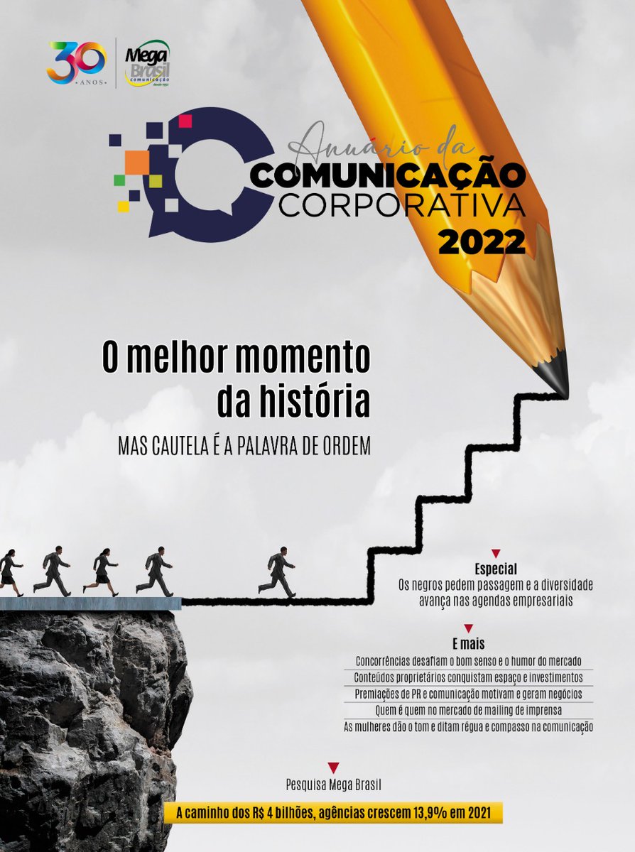 ConvergenciaCom's tweet photo. O Anuário da Comunicação Corporativa 2022 publicou uma entrevista do diretor da Convergência Comunicação Estratégica, Carlos Battesti, sobre o desempenho da agência e as tendências do setor para este ano. Saiba mais. https://t.co/Fizo9DsN3A https://t.co/MeYX7qvF1p
