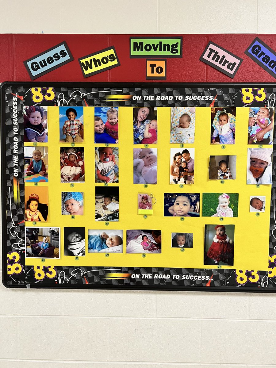 DouglassElemen1's tweet photo. “Guess who?” Love these baby pictures of our adorable 2nd graders moving up to 3rd grade at Douglass! Just precious! @RCS_NC https://t.co/UXUPHdimoQ