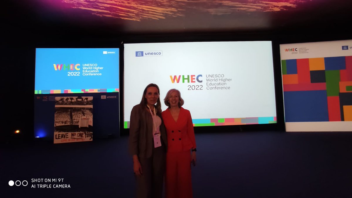 triptolemos1's tweet photo. Finaliza con exito la #WHEC22 de #unescoNow en Barcelona.
@SteGiannini,Assistent Director for Education at UNESCO,@Yvonnecolomer, Directora Fundacion Triptolemos @triptolemos1
#UNESCO #HigherEducation #Conference #Barcelona https://t.co/FalDESTUKj