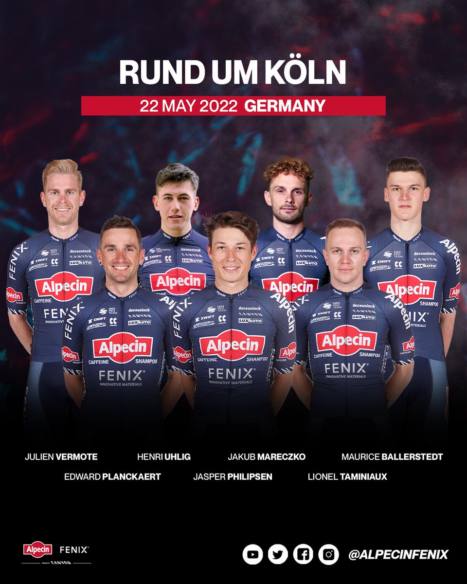 We have a busy weekend ahead, with of course the #Giro and tomorrow also #VeenendaalVeenendaal and on Sunday these two cool one-day races!

🇧🇪 #AntwerpPortEpic 💪
🇩🇪 #RundumKöln 🌪️