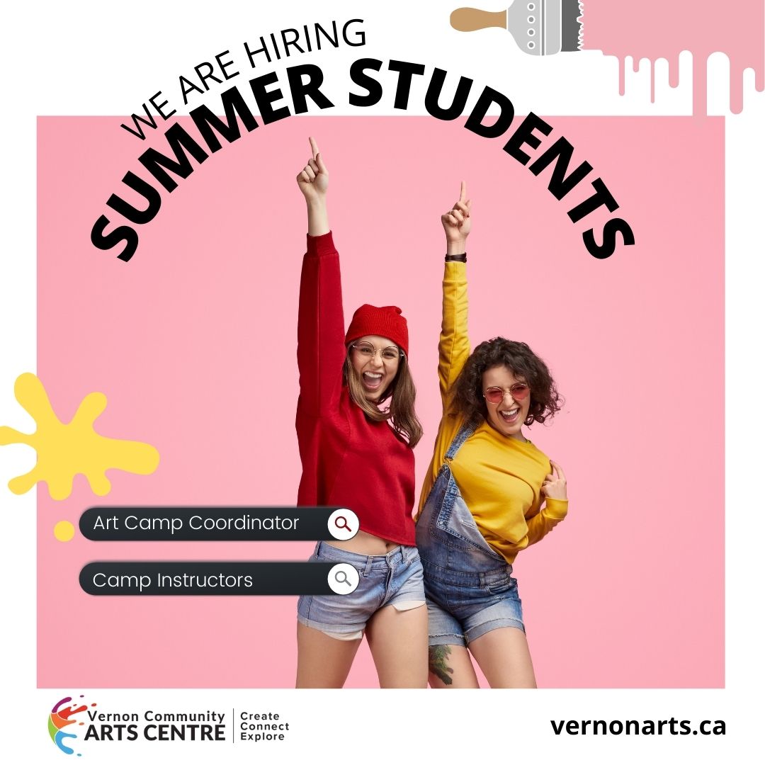 VCAC's tweet image. Summer Students for Hire! - mailchi.mp/vernonarts.ca/…