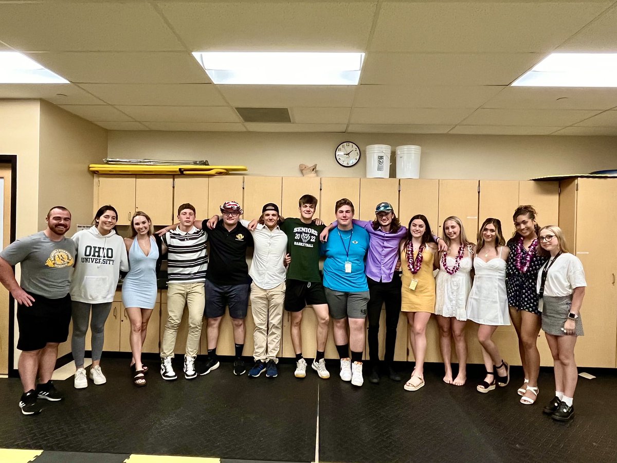 Congratulations to our seniors! Couldn’t be more proud of this group and all their hard work over the past two years. Thank you again and best of luck moving forward!