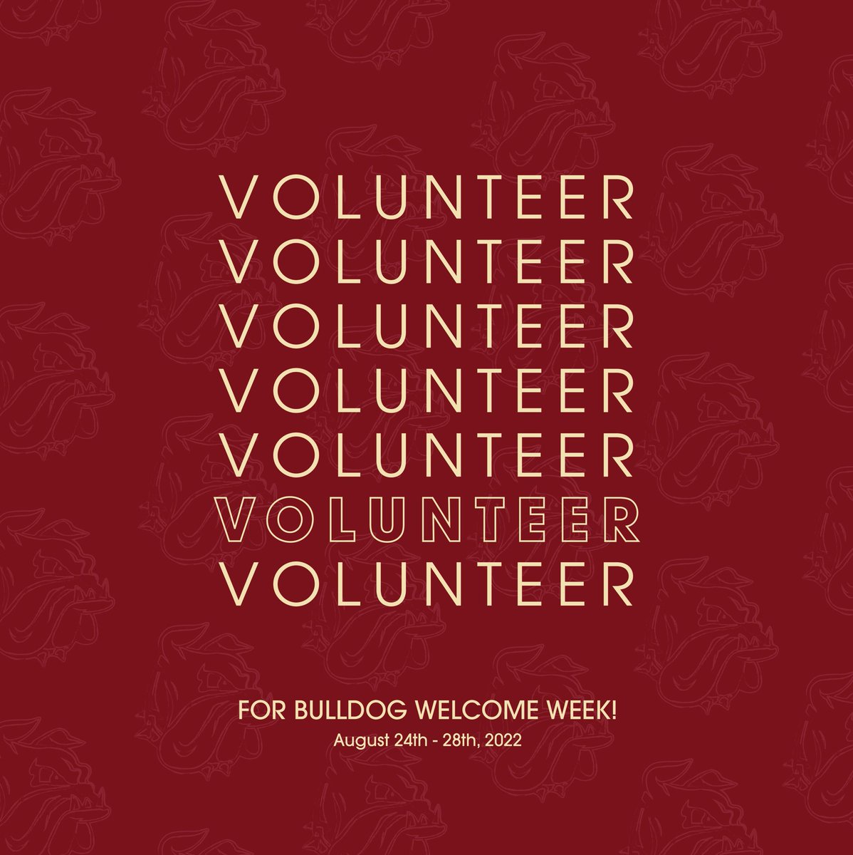 We are still looking for student volunteers to help out with Welcome Week! Use the link in our bio to sign up 🐾