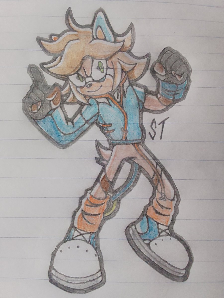 Baquitarts's tweet photo. Voy a presumir este bellísimo dibujo que me regalo @Stev_Draws 💖✨

#SonicTheHedgehog #mobian #draw #sonicoc #sonicfc #tradicionalart https://t.co/8kbHdrtxEM