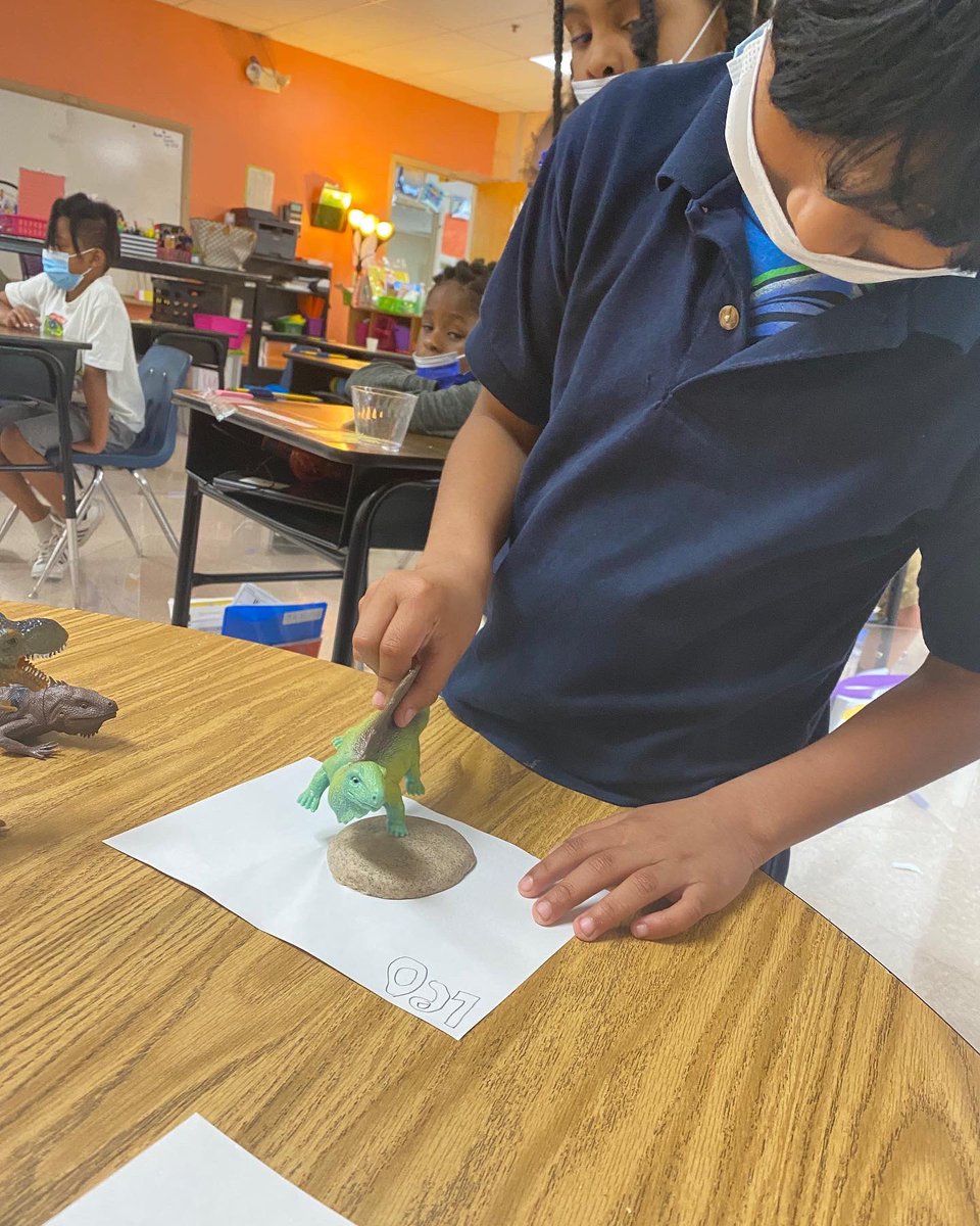 Ms. White’s 1st graders created their own fossils after learning about dinosaurs. 
#LATCAPride