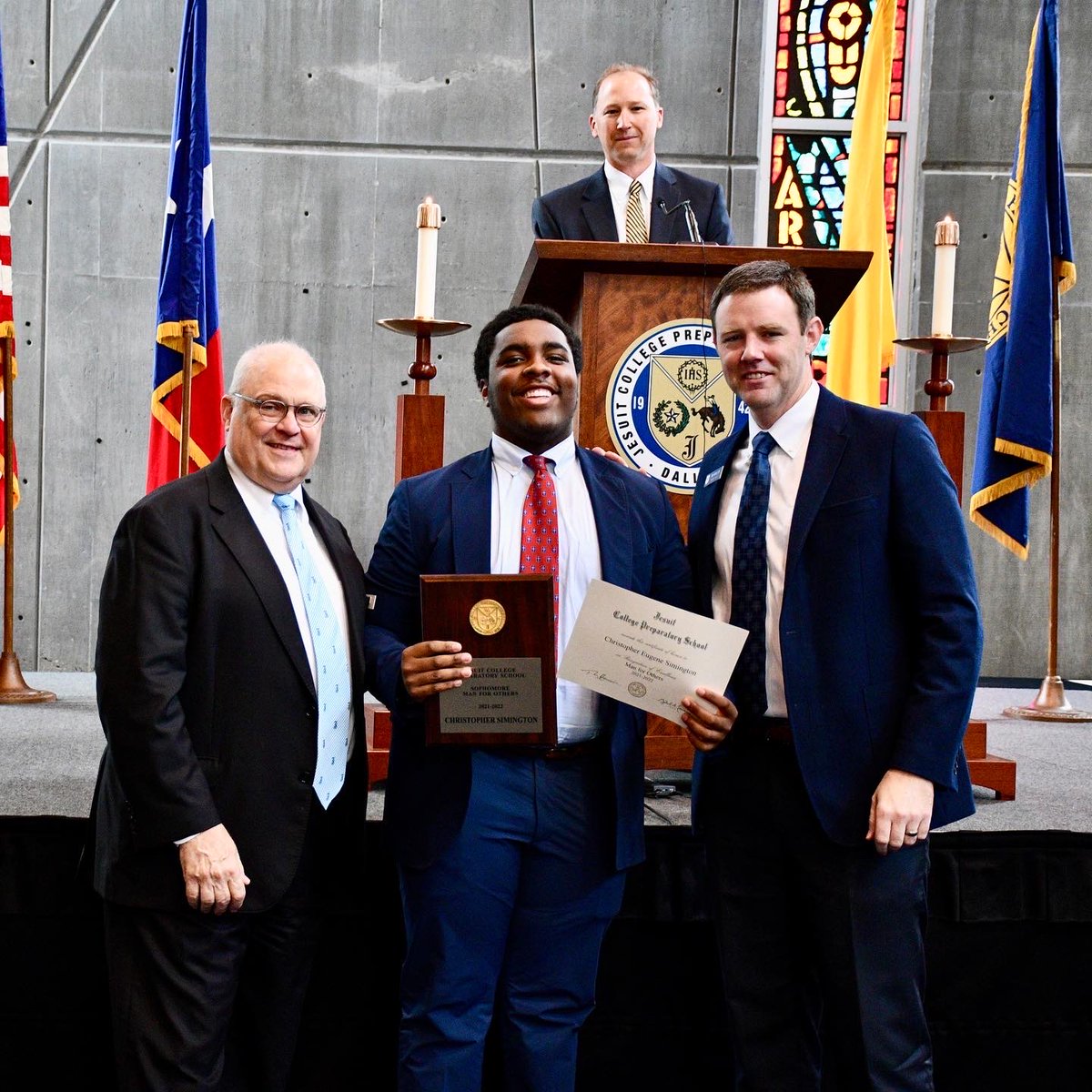 Congratulations to all students who received scholarships and awards at this year's Awards Convocations. #jesuitstudents #brotherhood #menforothers #jesuitdallas