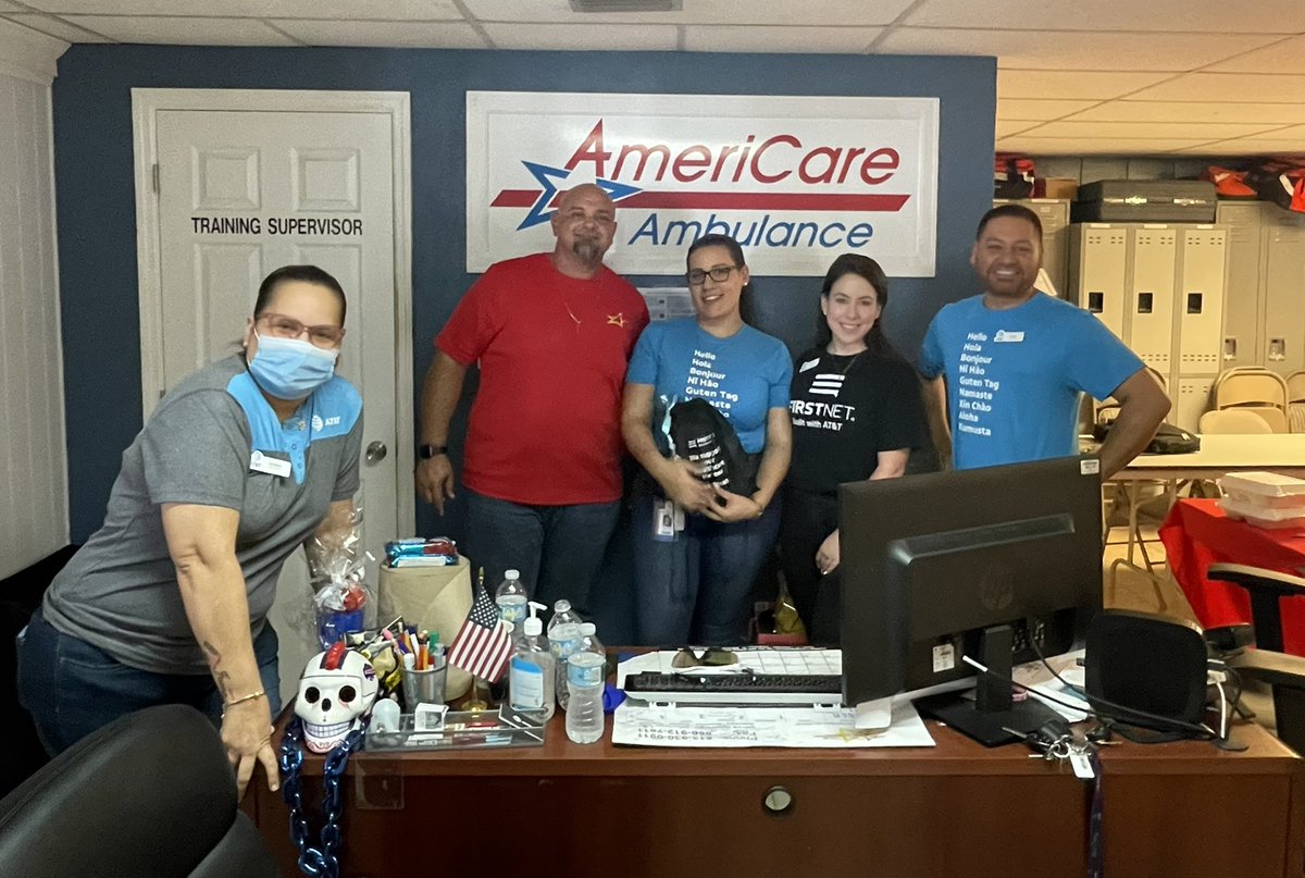 Kyara Valdes (@valdeskyara) on Twitter photo Getting involved and saying Gracias to our neighborhood heroes is how we chose to celebrate EMS week! Thank you AmeriCare for the opportunity to show our appreciation and continue to spread knowledge on FirstNet! #LifeAtATT #attconexion <a href="/One_FLA/">OneFLA</a> <a href="/OneflaC/">OneFLA Conexion</a> <a href="/DanielaCarla00/">Daniela Edmondson</a> <a href="/jrluna11/">JR Luna</a> Getting involved and saying Gracias to our neighborhood heroes is how we chose to celebrate EMS week! Thank you AmeriCare for the opportunity to show our appreciation and continue to spread knowledge on FirstNet! #LifeAtATT #attconexion <a href="/One_FLA/">OneFLA</a> <a href="/OneflaC/">OneFLA Conexion</a> <a href="/DanielaCarla00/">Daniela Edmondson</a> <a href="/jrluna11/">JR Luna</a>