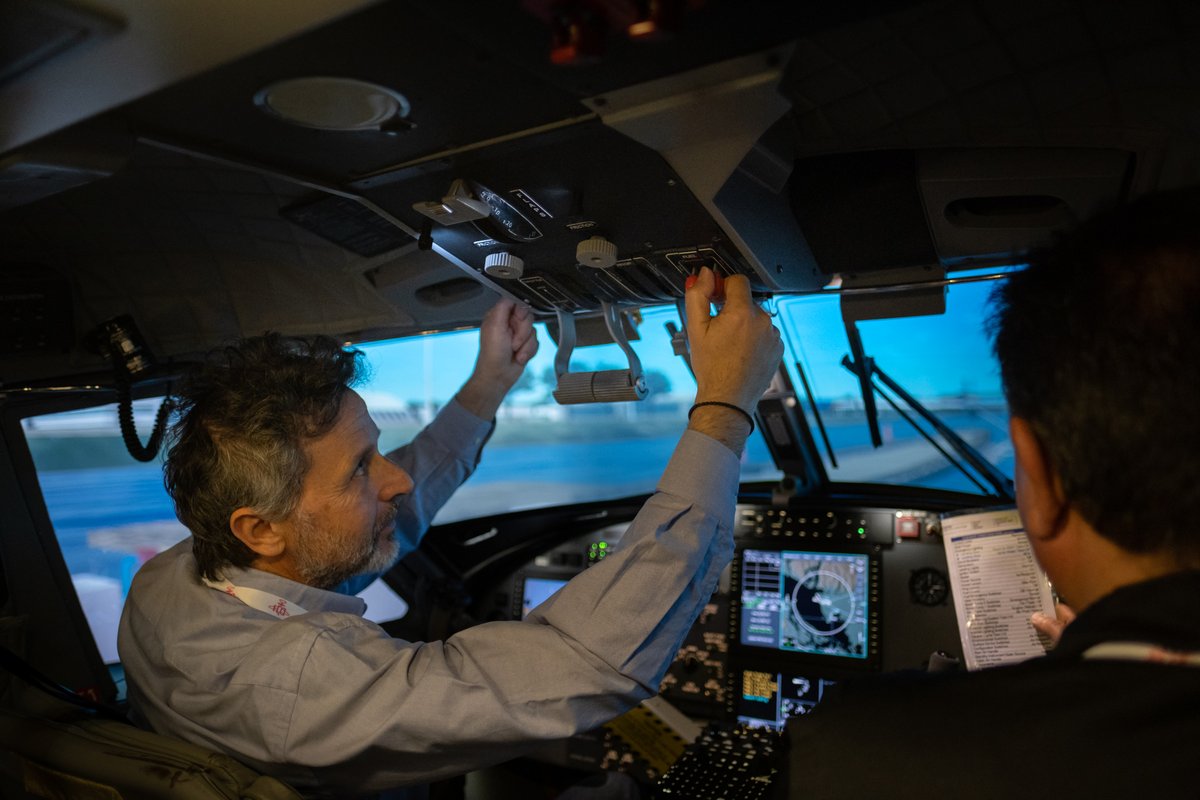 Welcoming George and Antonios of Grecian Air Seaplanes to the training centre this month! 

They are currently undergoing the #DHC6-400 and Amphibious courses in our classrooms and full flight #simulator in preparation for beginning operations later this year.

#dehavillandcanada