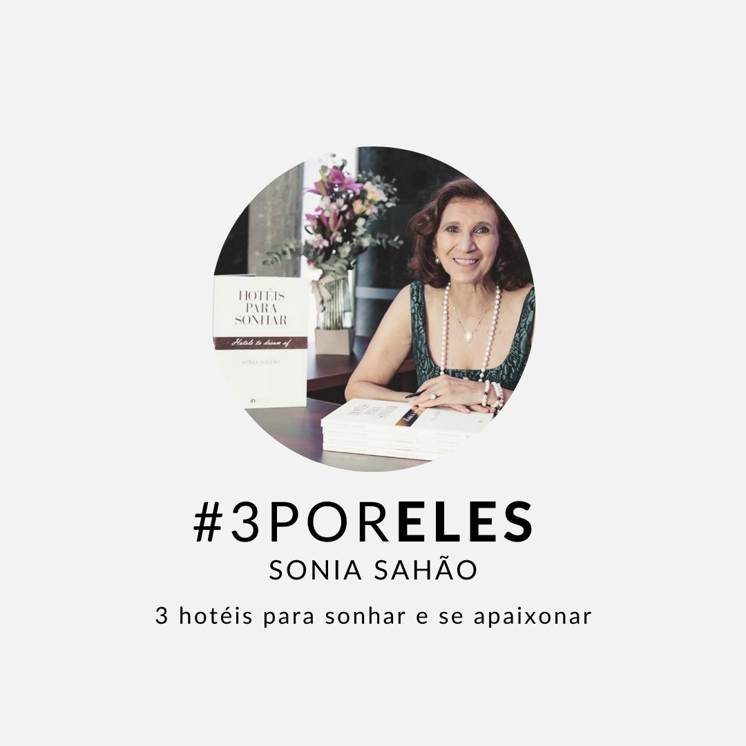 Se você adora sonhar e planejar viagens inesquecíveis, esse post promete te encantar. Em um bate papo com Sonia Sahão, expert no tema hospedagem de luxo, registramos 3 dos seus hotéis preferidos. 

Saiba mais no nosso blog, link na bio!