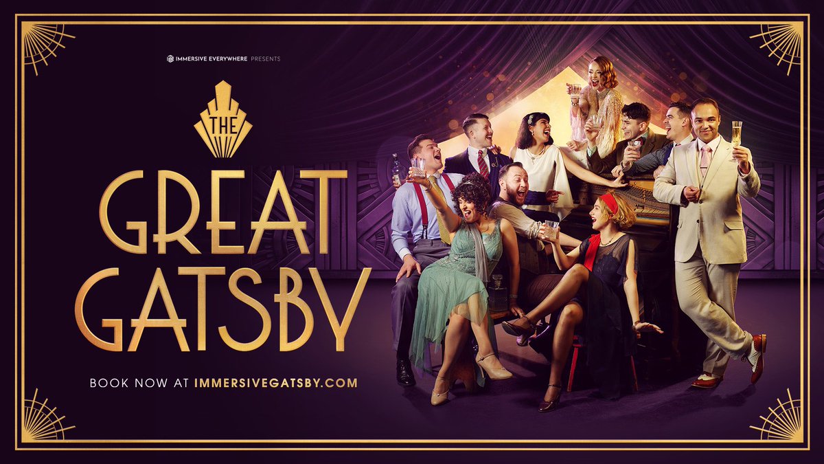 Old Sport, we’ve got some shiny new artwork for you! 🥂✨

#ImmersiveGatsby