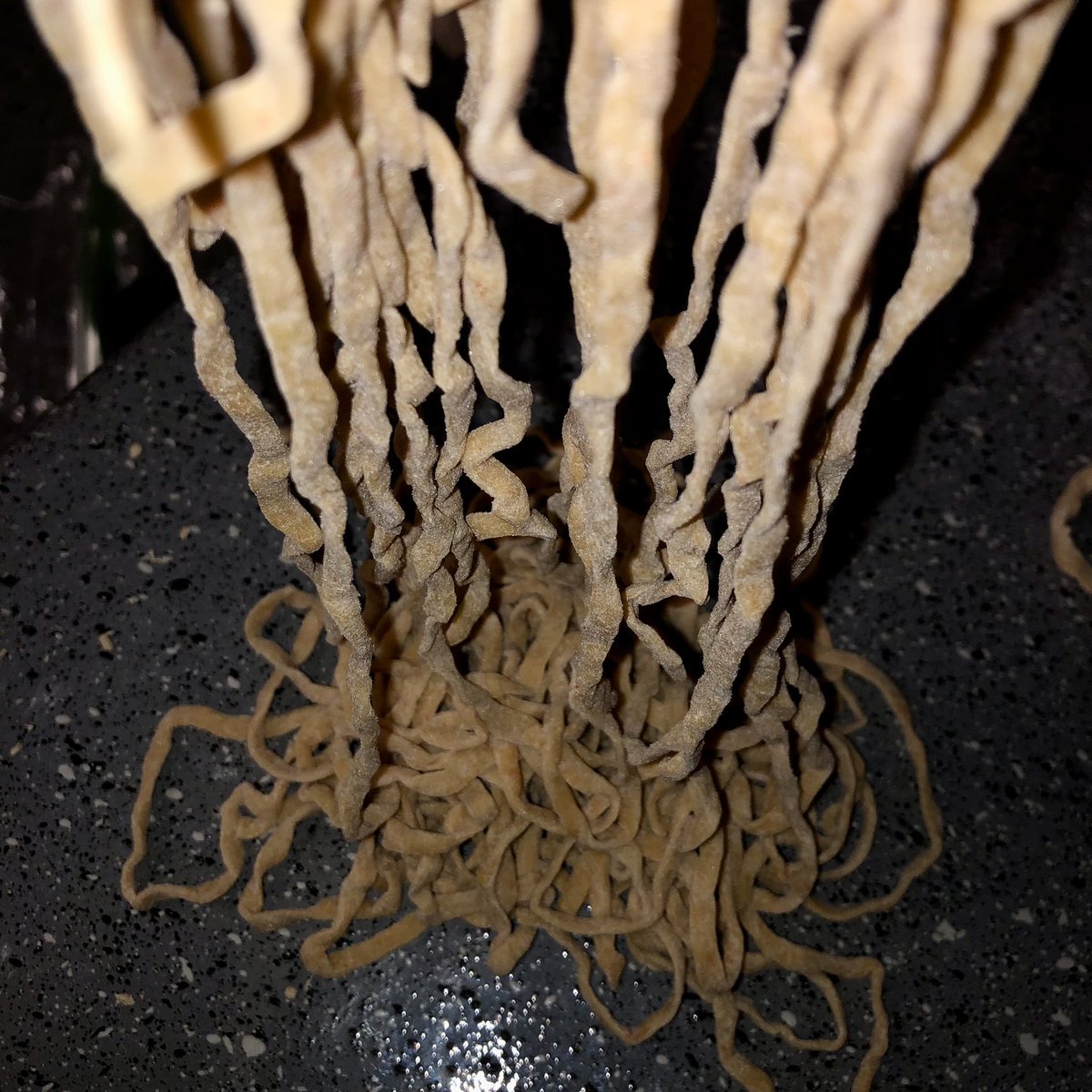 my latest creation, chili pepper noodles for my mango habanero miso ramen
