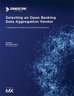 Got another new <a href="/CstoneAdvisors/">Cornerstone Advisors</a> report out I think you’ll be interested in:

Selecting an #OpenBanking Data Aggregation Vendor: A Roadmap for #Fintech and #Financial Institutions

mx.com/whitepapers/co…