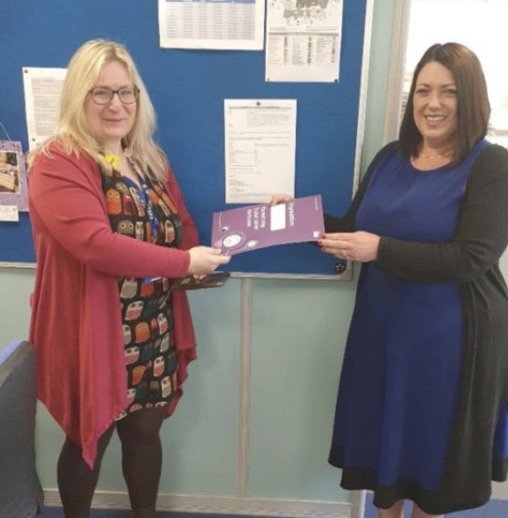 rebeccabudd3's tweet photo. Was lovely on #InternationalHRDay to receive my ilm5 coaching certificate from one of my other colleagues in l&amp;od team - thank you Emma Dempsey @gloshospitals @GMS_facilities https://t.co/Q2QeQyvqJG