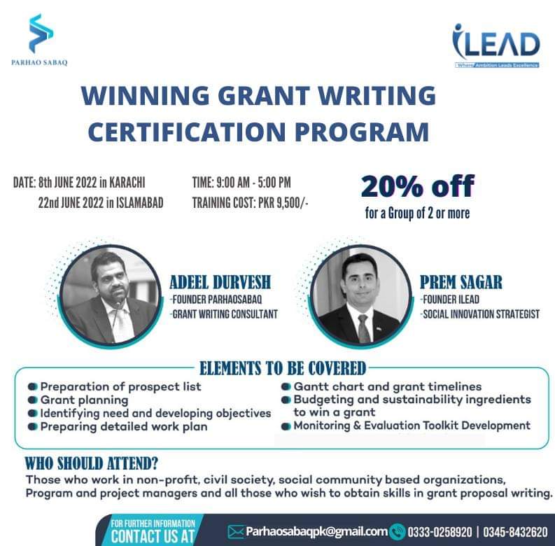 iLEAD19's tweet photo. You have great idea but lacking the skills to pen-down. No worries. We got your back. Register for our signature Winning Grants Writing Certification Program. For registration: https://t.co/CGxuYb7vFr https://t.co/nzrDy0JZzA