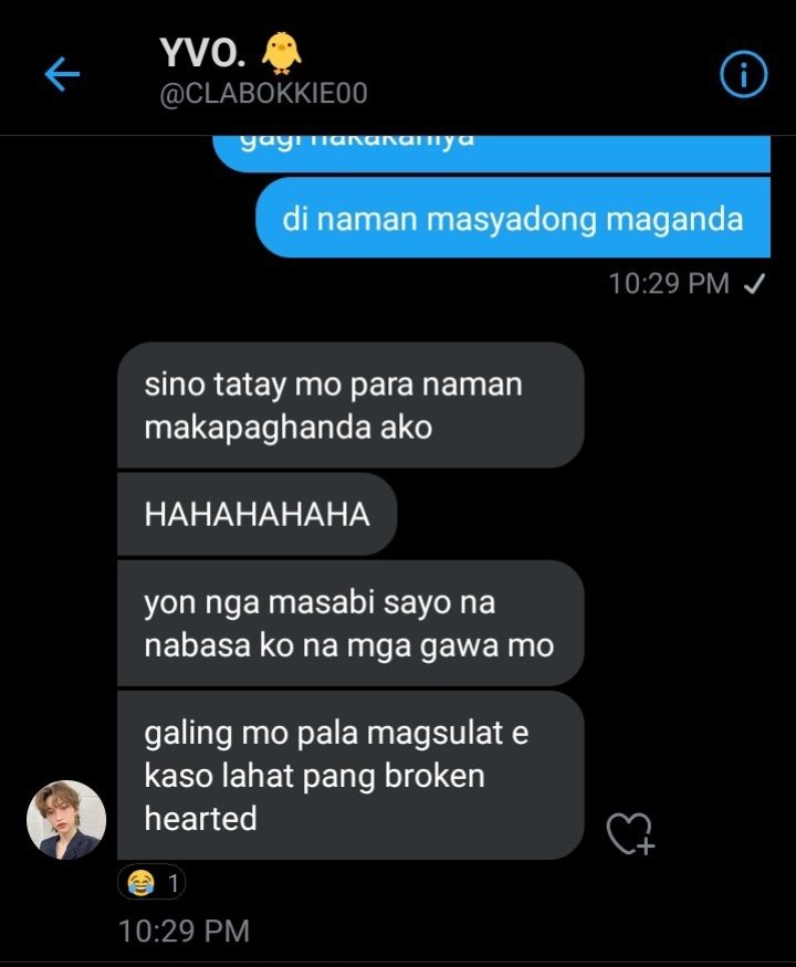 MYRKMJ01's tweet photo. ouch sakit lumbay pighati kirot hinagpis one year na pala i2 https://t.co/pya3vHnTfm