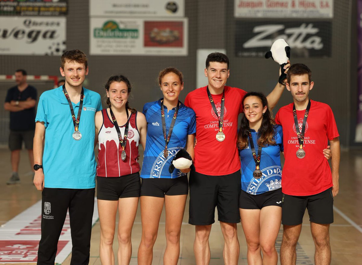 fedo_org's tweet photo. 🏆 Ya hemos repartido las primeras medallas de este Campeonato de España Universitario 

🟠Prueba sprint 

🥇 Isaac Hernández y Ana Toledo 
🥈 Thomas Wilson y Nerea González 
🥉 Ana Defez y Pablo Ferrando

⚪️Mañana tenemos distancia media y Trail-O

🍀 Suerte! https://t.co/j2OfpdiMXu