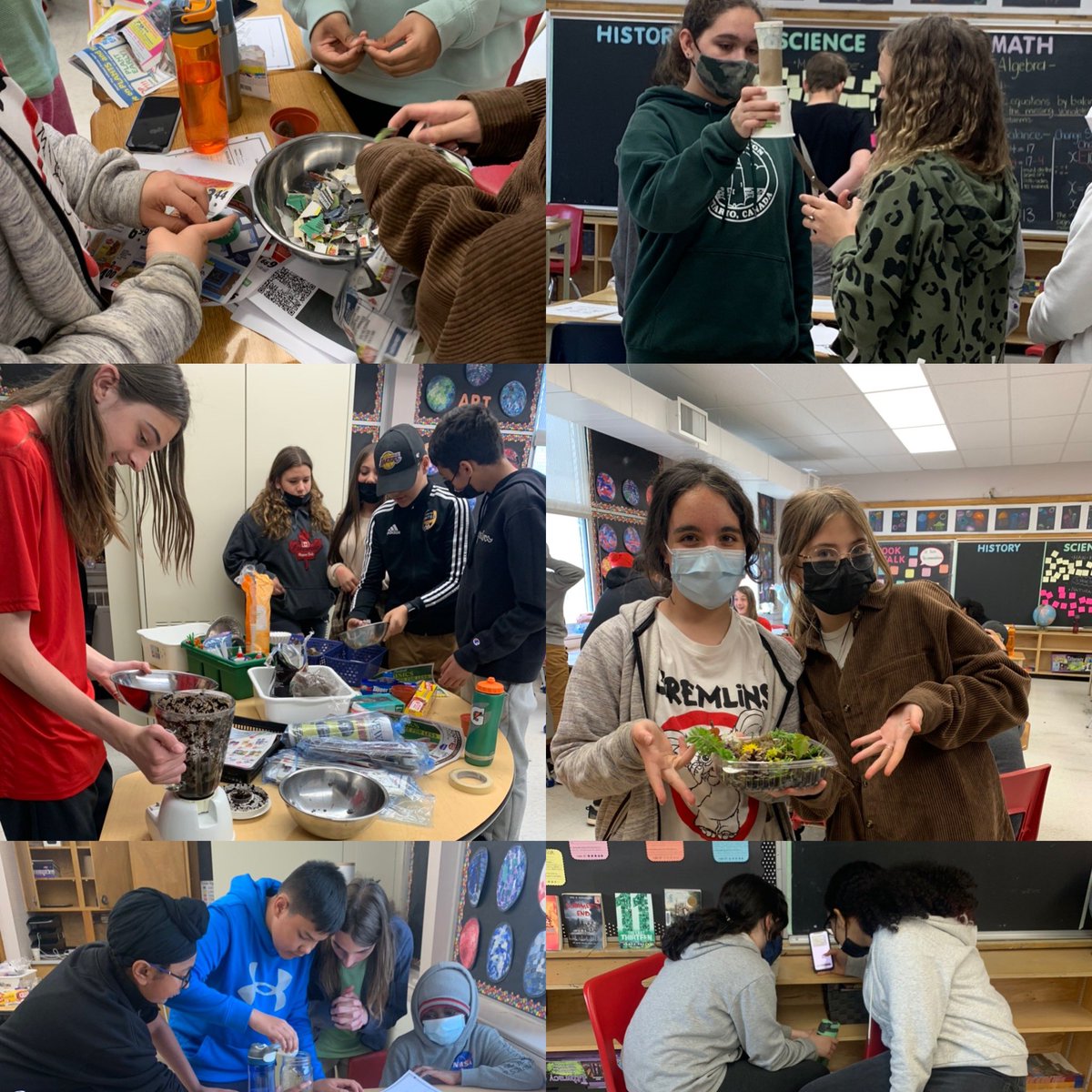 Mount Albion students have been using their inquiry and perseverance skills to complete their challenges for Tech Take Week <a href="/HWDSB/">HWDSB</a> 
#communications #greenindustries
