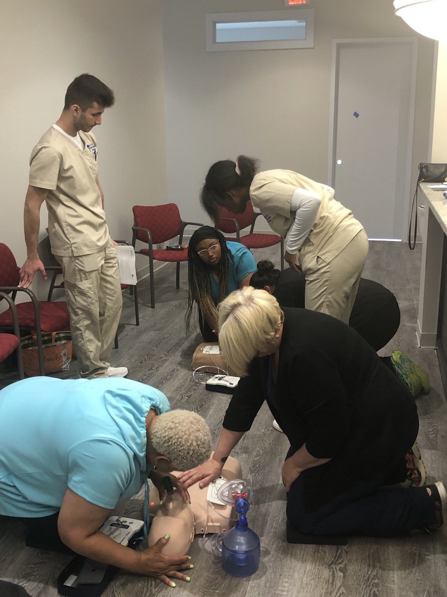 emjemison's tweet photo. JC Biomed seniors took some time to assist me (The CPR Instructor) as I completed the recertification for one of our local physicians staff.  What a great day to give back to the physicians and their staff for their continued support of our Medical Academy.  Thank you Dr. Bodla! https://t.co/iINahM5X3v