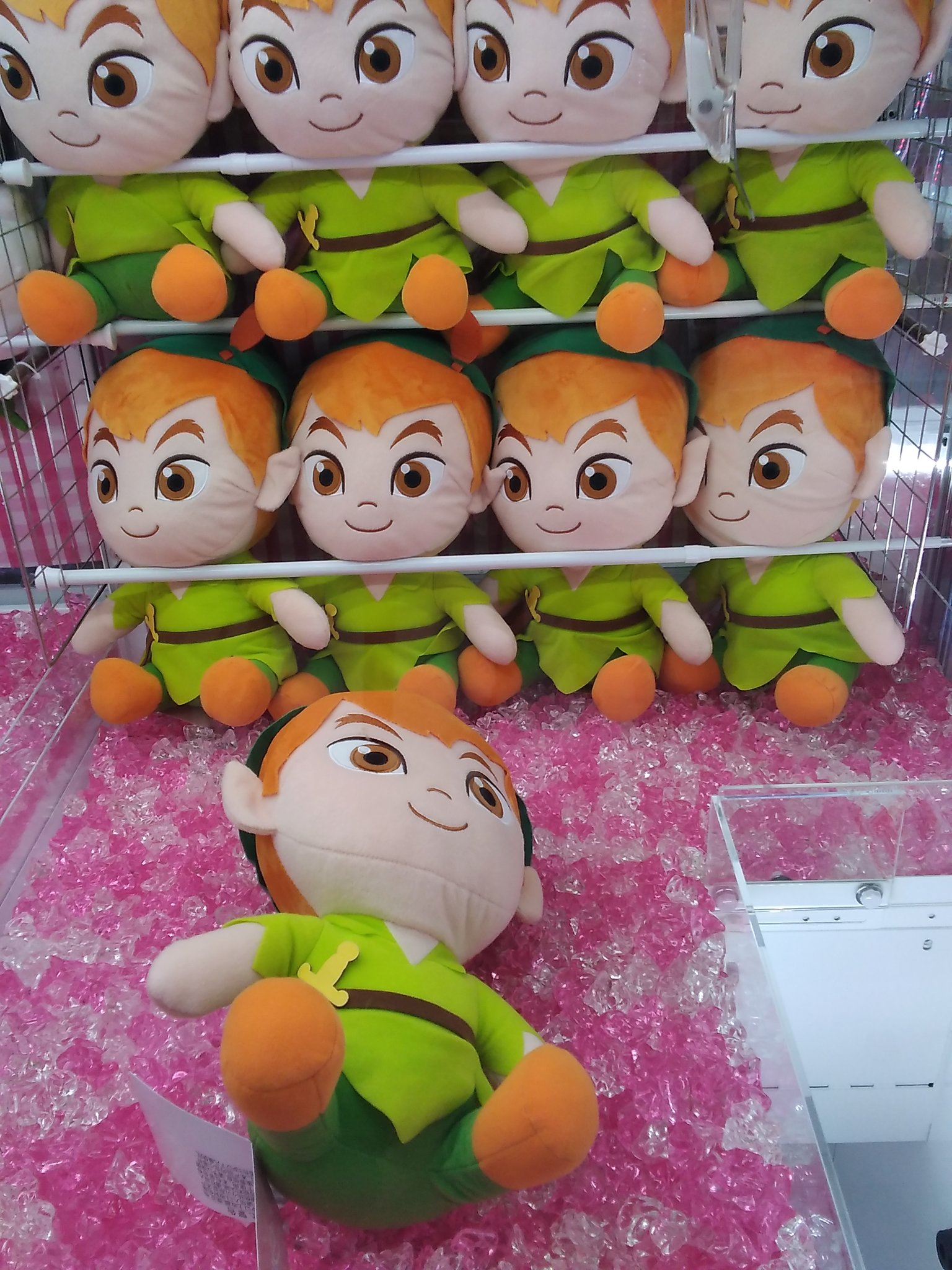 ラウンドワンスタジアムイーアス春日井店 アミューズ景品情報 ディズニーからピーターパンが登場 かわいらしい帽子とちっちゃな剣が良いですね 是非getしていってくださいね ラウンドワン イーアス春日井 ピーター パン T Co