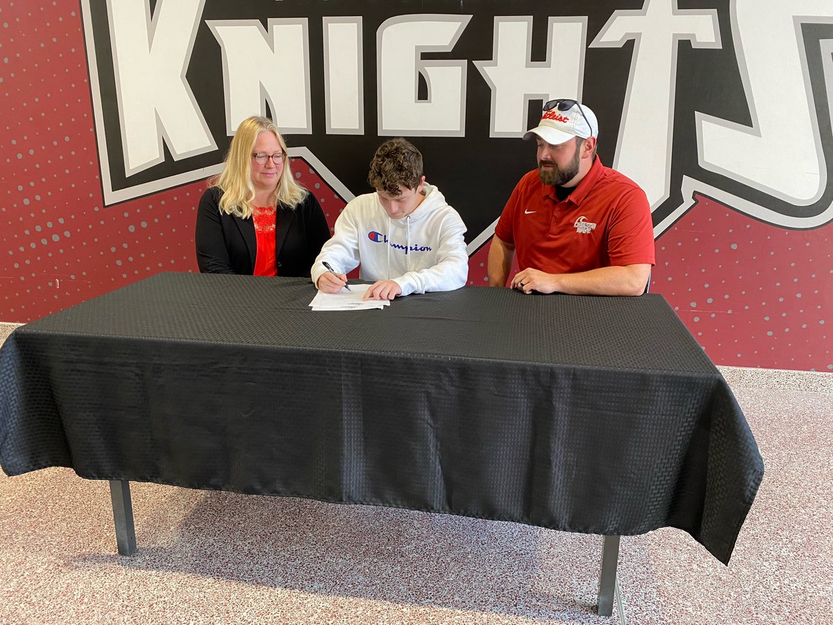 pughgrant's tweet photo. Northview’s Christian Price signs to kick for Calumet College of St. Joseph in Sprint Football. https://t.co/dxugVhxpQ8