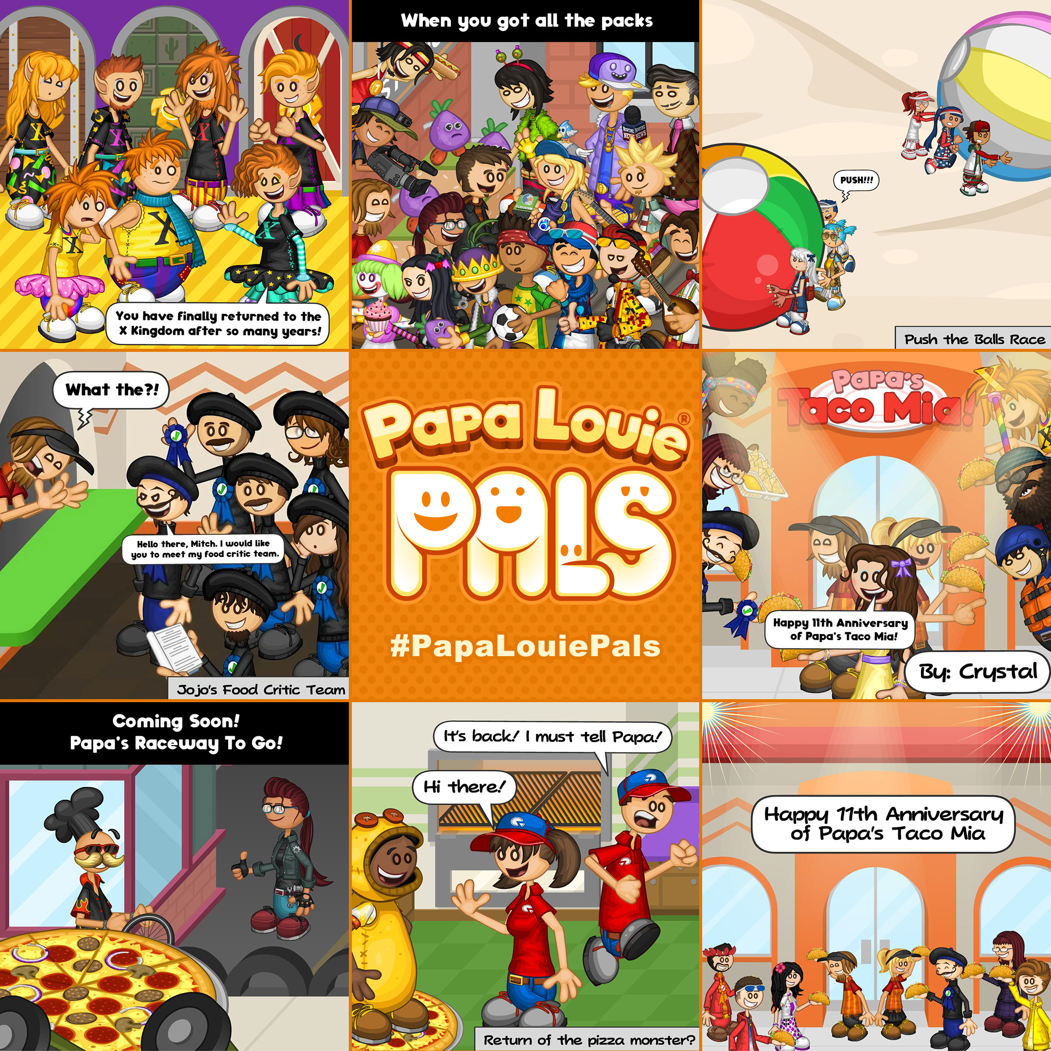 Flipline Studios - Papa Louie Pals: Scenes and a Preview   #papalouiepals