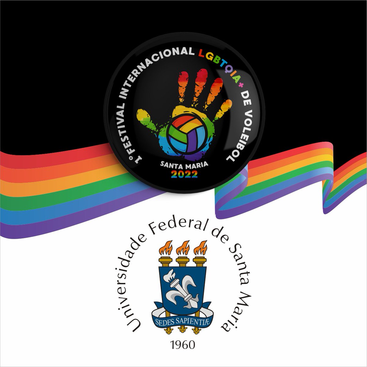 VAMOS GALERA, COMUNIDADE LGBTQUIA+! 🏳️‍🌈

🏐 Com o apoio da UFSM, o 1º Festival Internacional LGBTQIA+ de Voleibol, acontece de 3 a 5/6, em Santa Maria.

⏳ As inscrições acabam nessa sexta, 20.

VEM!! 🔗 ufsm.br/r-1-58604