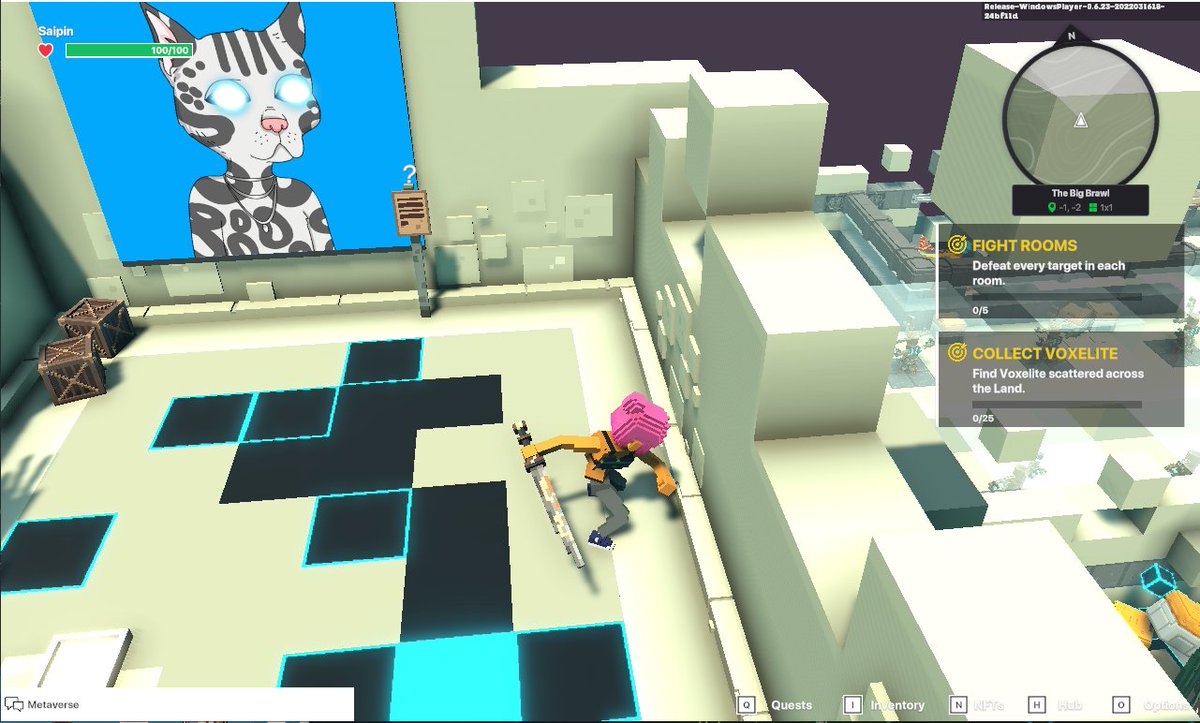 PapindaSaipin's tweet photo. @TheSandboxGame Awesome Sword. https://t.co/vUJ983qxwV