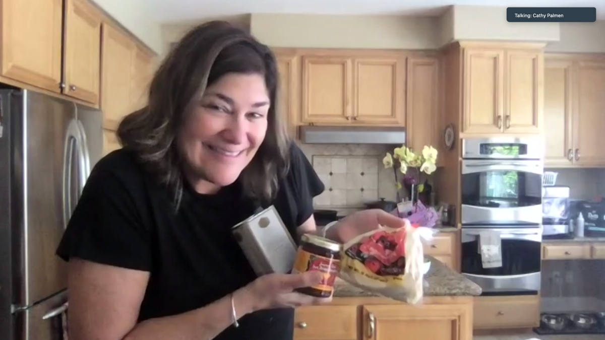 Here's <a href="/interprosepr/">Interprose</a>'s <a href="/beckyobbema/">beckyobbema</a> ready and eager to get today's #CookingWithChet lesson started. #FridayFun #FridayYum