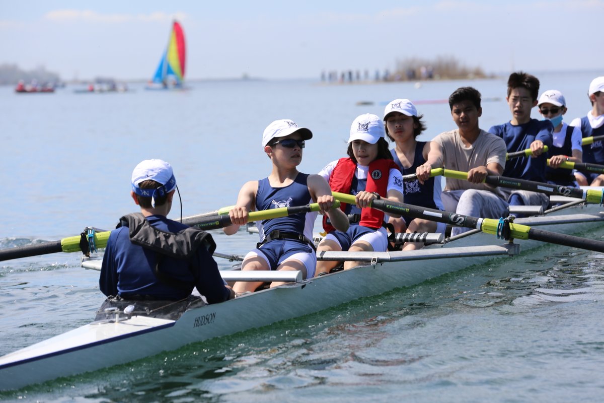 UCC_Community's tweet photo. Rowing season is underway! Congrats to the JV team who finished first in their race at the Mother’s Day Regatta. Next race will take place this weekend at the SNRC Regatta.
We're hoping this will be an oar-some season!
📸: UCC parents Sarah and Nina
#UCCCommunity #UCCRowing https://t.co/KRknet1UrN