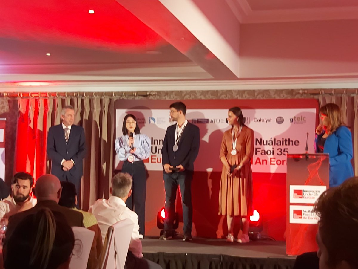 Lisa Connolly (@qub_disruptor) on Twitter photo Fabulous night <a href="/EmtechEurope/">EmTech Europe</a> with <a href="/YulingXie1/">Yuling Xie</a> from the QUB endocrine disruptor group, leading the floor for <a href="/QUBelfast/">Queen's University Belfast 🎓</a> @qubigfs <a href="/QUBbioscience/">School of Biological Sciences</a> and
delivering a fantastic speech in receiving her research innovation and impact prize -<a href="/QUB_Innovation/">Research and Innovation @Queen's</a>, WELL DONE Cher!!!! Fabulous night <a href="/EmtechEurope/">EmTech Europe</a> with <a href="/YulingXie1/">Yuling Xie</a> from the QUB endocrine disruptor group, leading the floor for <a href="/QUBelfast/">Queen's University Belfast 🎓</a> @qubigfs <a href="/QUBbioscience/">School of Biological Sciences</a> and
delivering a fantastic speech in receiving her research innovation and impact prize -<a href="/QUB_Innovation/">Research and Innovation @Queen's</a>, WELL DONE Cher!!!!
