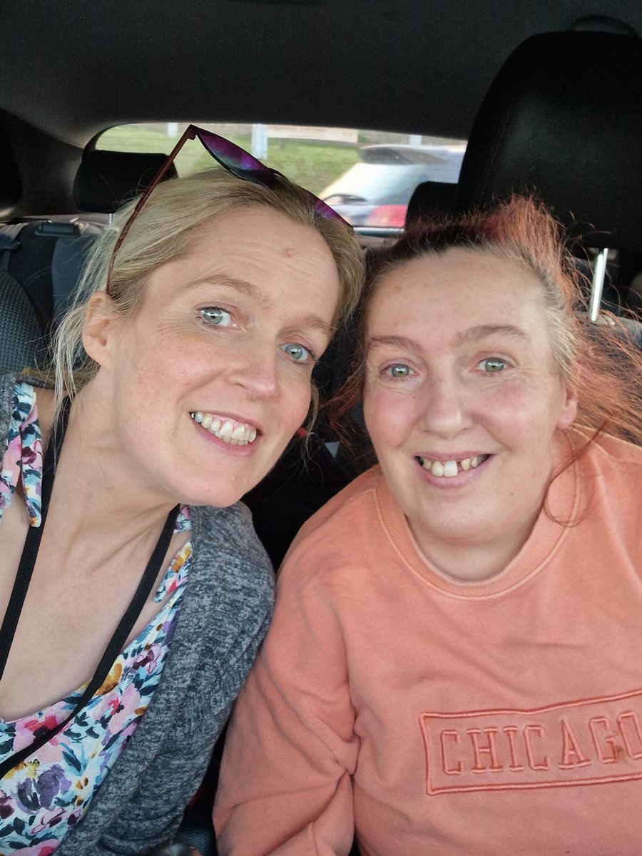Mandymo4's tweet photo. Standard Friday evening. Shapping with my wee lady. She is doing so well. She just loves to shop and a cuppa & a bun. #MyWeeWorld #LoveHer #MyBigSis https://t.co/xv2LaP6dyH