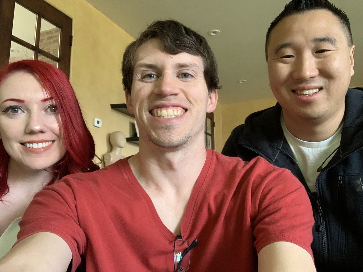 FatalTalents's tweet photo. Day 1 of #filming Fatal Encounter: Emergence of Talents. #filmmaking at its finest. Huge thank you to @GenoRomo @NickMessersmith @ArynManes. 🥳🎬🙏 #supportindiefilm #indiefilm #TGIFriday #FridayFeeling https://t.co/SkWi3lbPVM