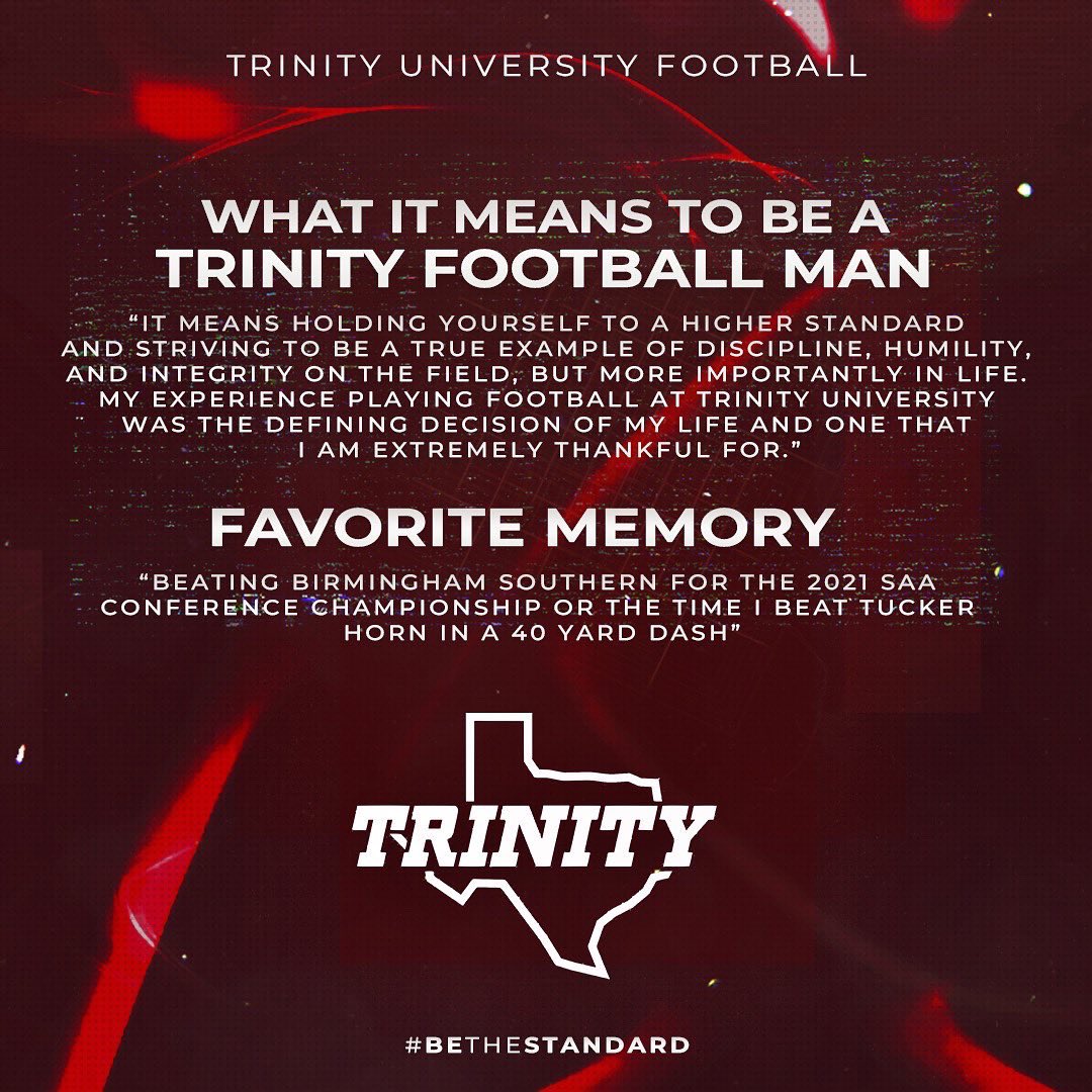 Trinity University Football tweet media