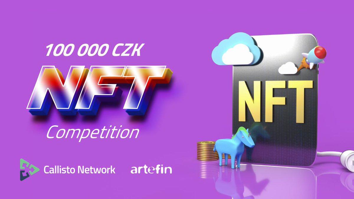 Callisto Network &amp; Artefin are the partners of Prague Art Week 22!

Are you an #NFTartist and want to promote your ART? 🖼

Submit your #NFT by June 20th and stand a chance to win the 1st prize of 100,000 CZK!!!

To learn more:
➡️ clo.click/Art_Week

$CLO #CallistoNFT