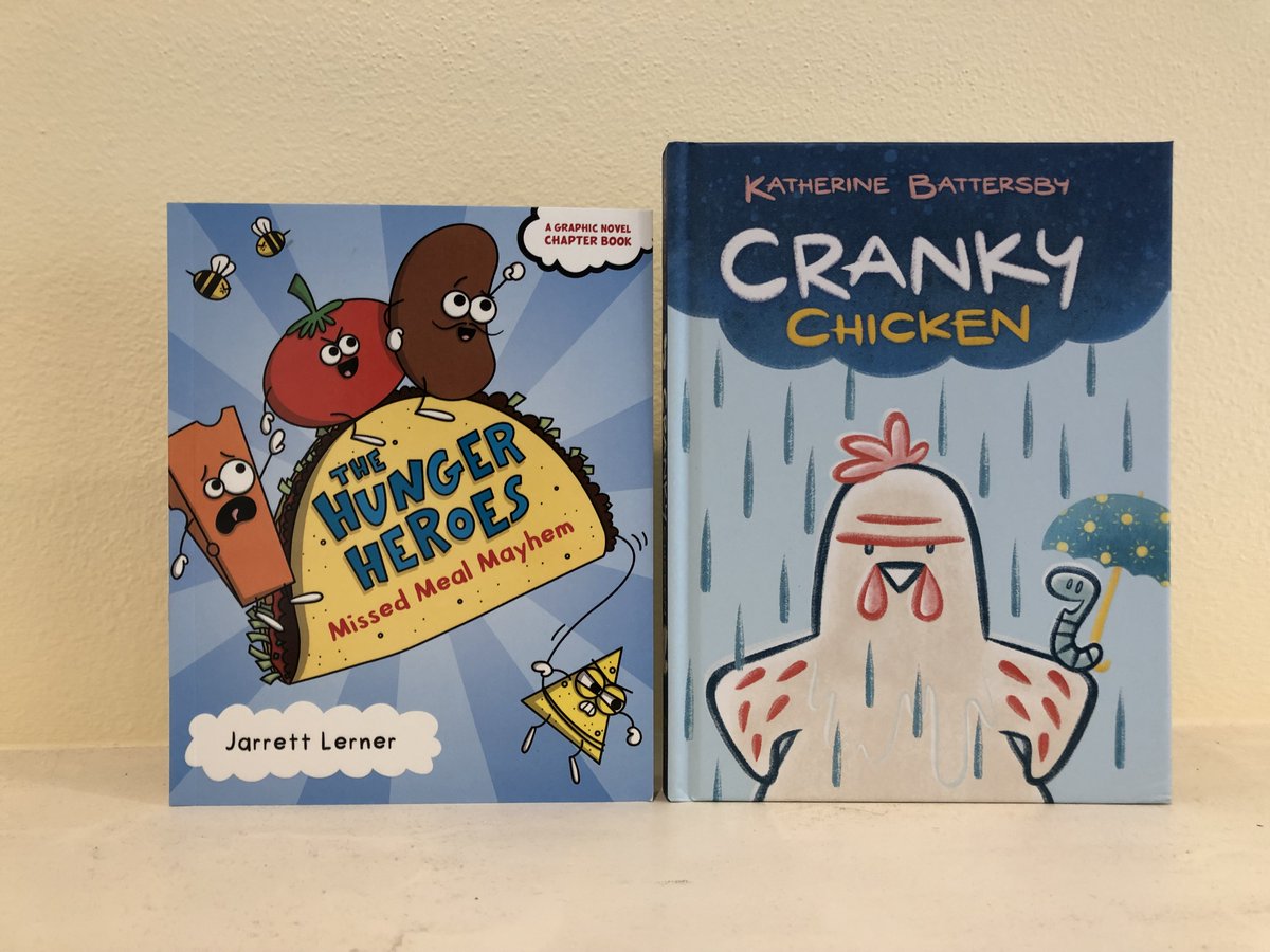 The Hungry Heroes by @Jarrett_Lerner and Cranky Chicken by @KathBatt brought me so many laughs. Perfect for those times when one needs a little more joy.