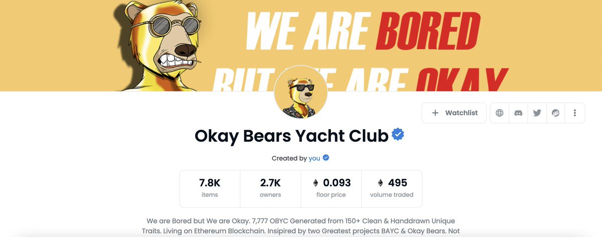 Okay Bears Yacht Club - OBYC tweet media
