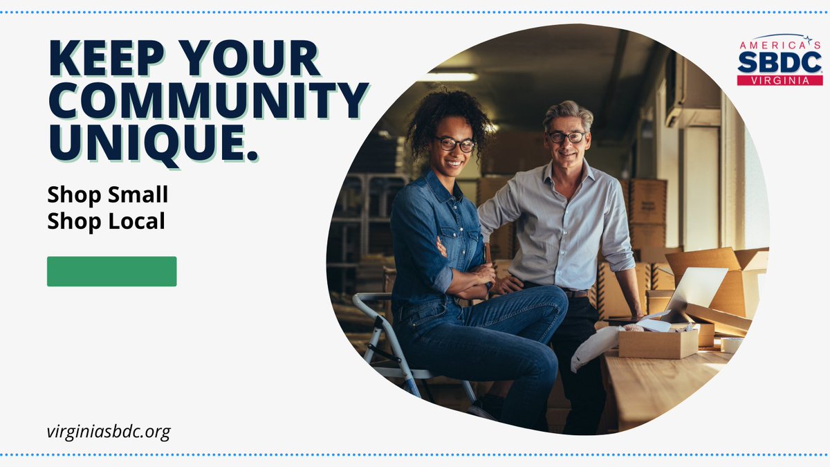 virginiasbdc's tweet photo. #shopsmall 
#shoplocal 
#supportsmallbusiness https://t.co/vo6lC4HBFr