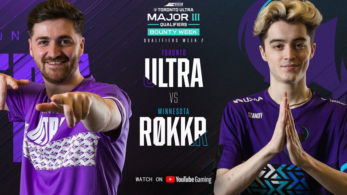 CODLeague's tweet image. Next up we have a lot on the line. Winner gets 10k. Loser has to be a superfan for the other  🫣

@TorontoUltra 💰 @ROKKR 

📺 YouTube.com/CODLeague 

#StrengthInTheNorth | #PlayAsOne | #CDL2022