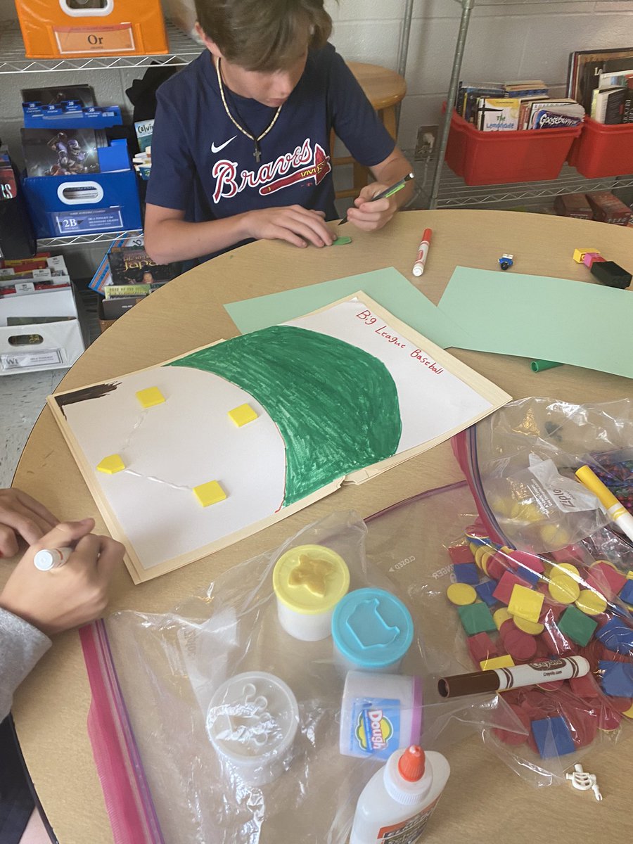 MrsLeakTeaches's tweet image. The task was to create a board game based on something you are passionate about! They couldn’t wait to get started!
#testingisover #jacketpride 1st kick