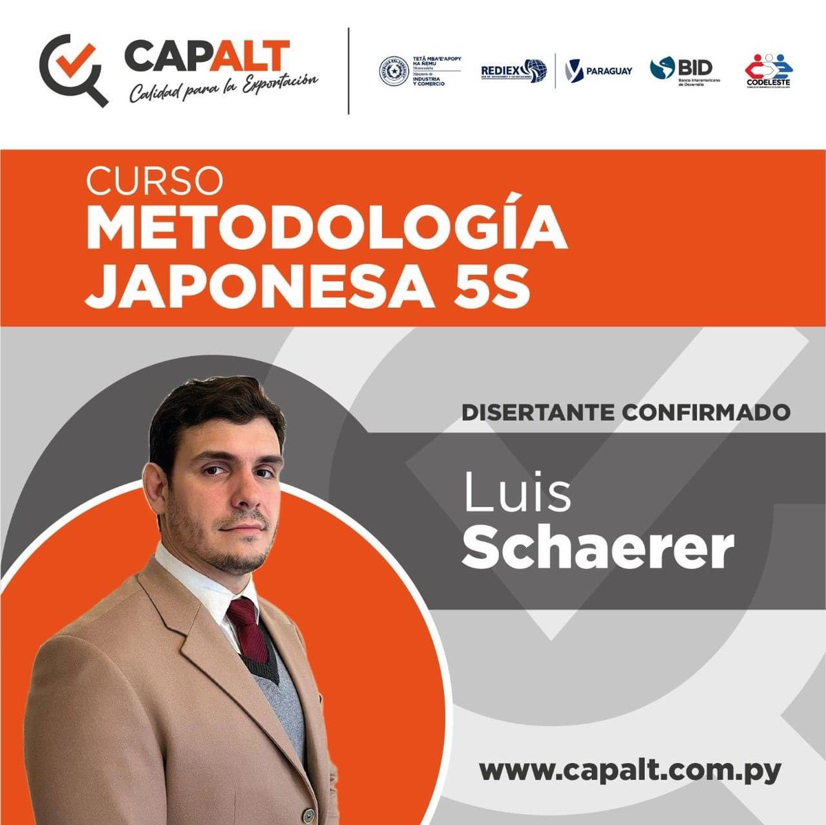 REDIEXParaguay's tweet photo. Mañana inician los cursos de #CAPALT, el programa de capacitaciones ejecutado por #REDIEX y @CODELESTEPY, con apoyo de @el_bid, para el fomento de la capacidad exportadora en Alto Paraná. 

Conocé a los profesionales a cargo aquí ⬇️

➕info: https://t.co/P1FZljkGfg https://t.co/I7Lgef6Boo