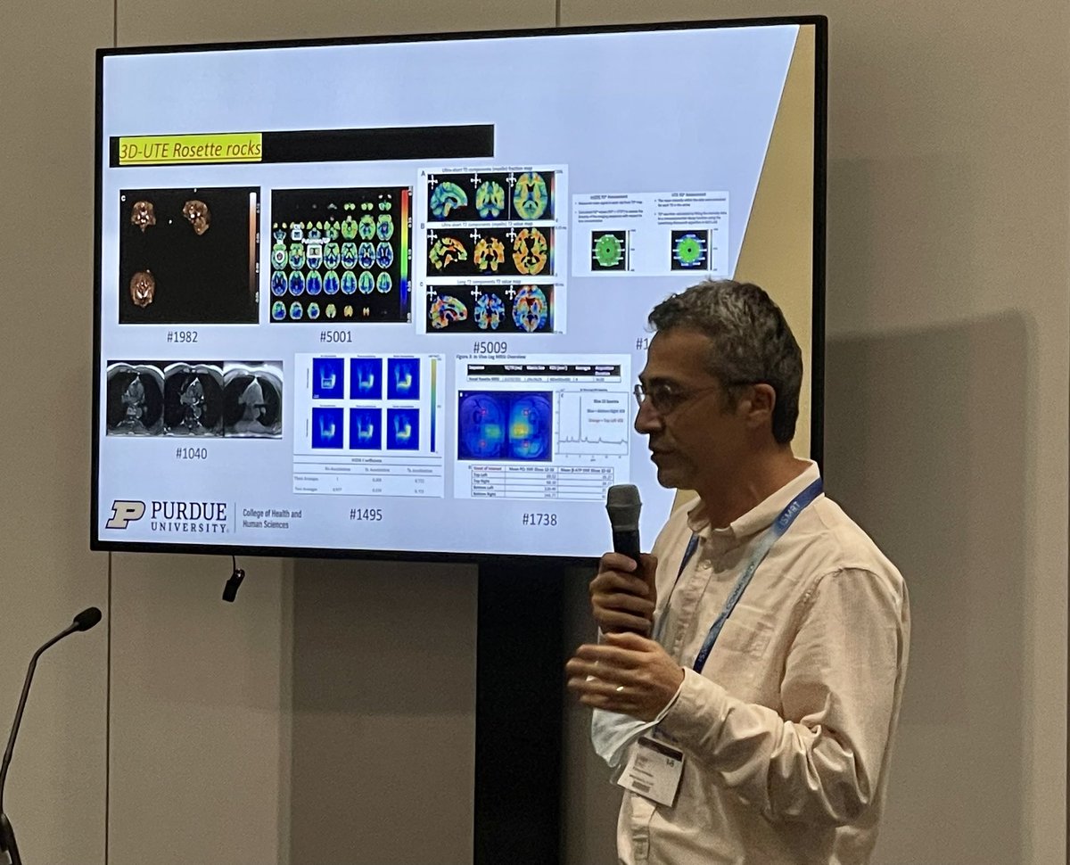 PAMR (@purdueamr) on Twitter photo We would like to highlight the outstanding work of our amazing mentor and profesor <a href="/uzemye/">uzay</a>! He presented at the #ISMRM22 during BART Session his novel 3D dual-echo rossette k-space trajectory.We are fortunate to have his expertise and work available at <a href="/PurdueHSCI/">Purdue School of Health Sciences</a> & <a href="/PurdueBME/">Purdue Weldon School of Biomedical Engineering</a> We would like to highlight the outstanding work of our amazing mentor and profesor <a href="/uzemye/">uzay</a>! He presented at the #ISMRM22 during BART Session his novel 3D dual-echo rossette k-space trajectory.We are fortunate to have his expertise and work available at <a href="/PurdueHSCI/">Purdue School of Health Sciences</a> & <a href="/PurdueBME/">Purdue Weldon School of Biomedical Engineering</a>