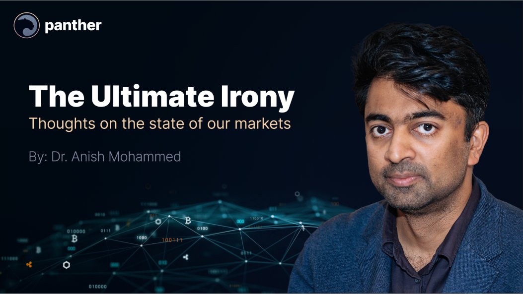 Panther Protocol (@zkpanther) on Twitter photo The #crypto markets are experiencing a considerable downfall after $UST's collapse... but is this collapse the sole culprit?
Hint: It's not.
Our co-Founder and CTO <a href="/anishmohammed/">Anish Mohammed</a> shares his thoughts about the state of crypto.
Definitely a must-read! 👇
panther-protocol.medium.com/the-ultimate-i… The #crypto markets are experiencing a considerable downfall after $UST's collapse... but is this collapse the sole culprit?
Hint: It's not.
Our co-Founder and CTO <a href="/anishmohammed/">Anish Mohammed</a> shares his thoughts about the state of crypto.
Definitely a must-read! 👇
panther-protocol.medium.com/the-ultimate-i…