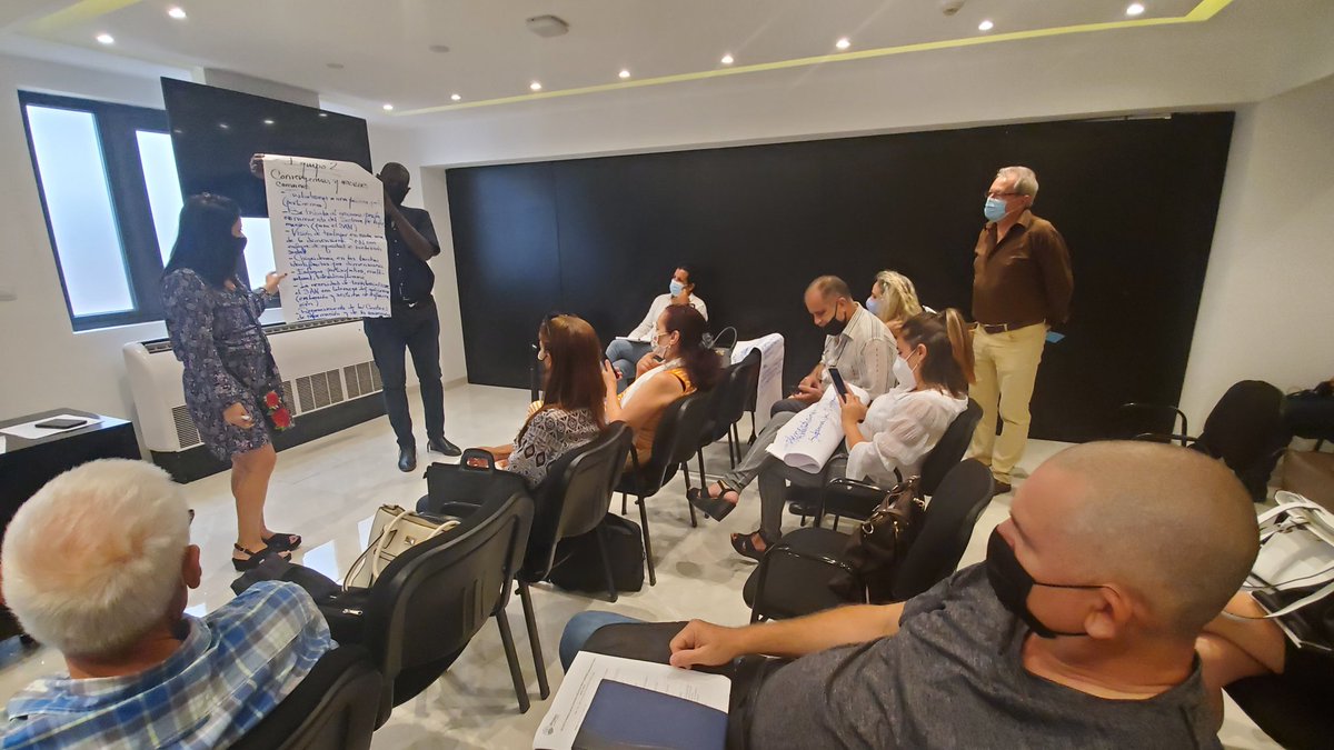 WFP_Cuba's tweet photo. Intercambian autoridades nacionales con el apoyo de @FAOCuba y #PMACuba, para identificar sinergias entre distintas iniciativas en desarrollo para el monitoreo y análisis de la #SeguridadAlimentaria https://t.co/8CqQitUqg8